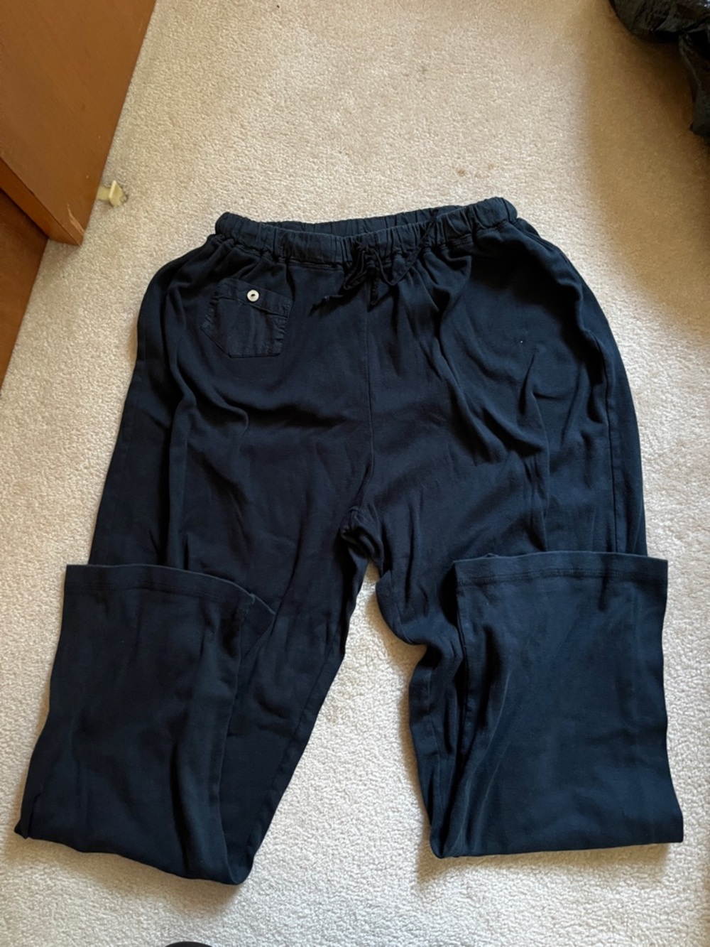 fresh produce Navy Drawstring Pants Sz M